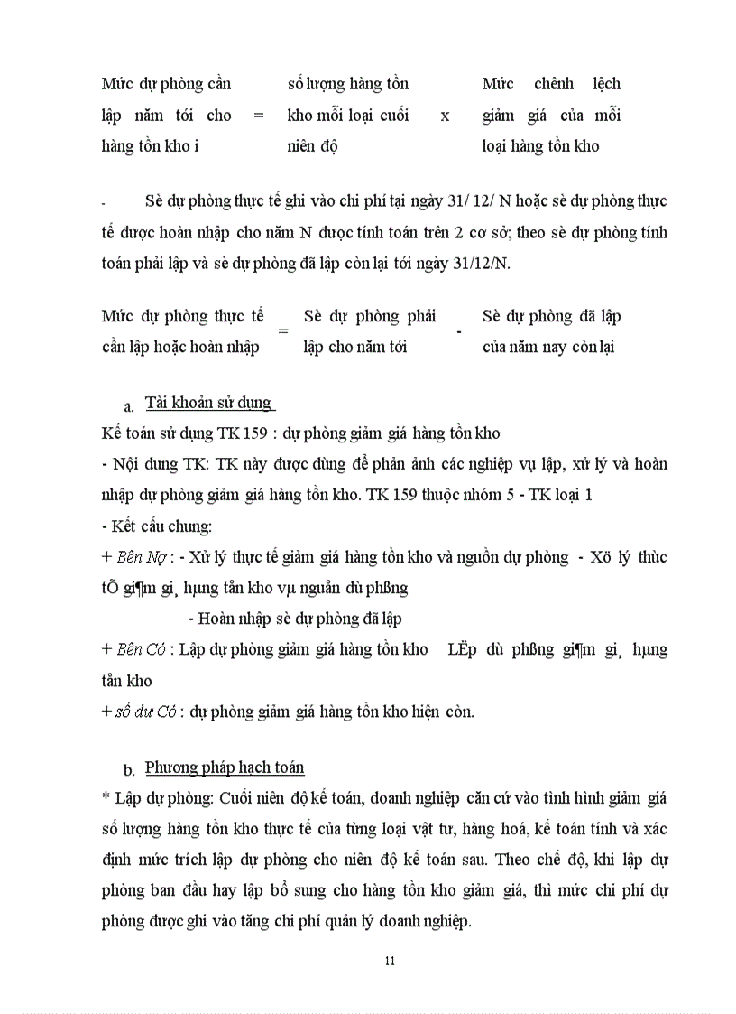 image for page Các phương pháp hạch toán dự phòng của doanh nghiệp trong nền kinh tế thị trường