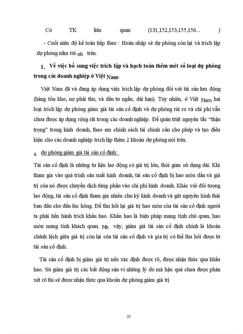 image for page Các phương pháp hạch toán dự phòng của doanh nghiệp trong nền kinh tế thị trường