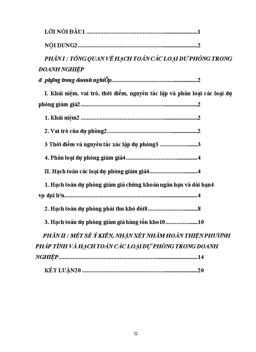 image for page Các phương pháp hạch toán dự phòng của doanh nghiệp trong nền kinh tế thị trường