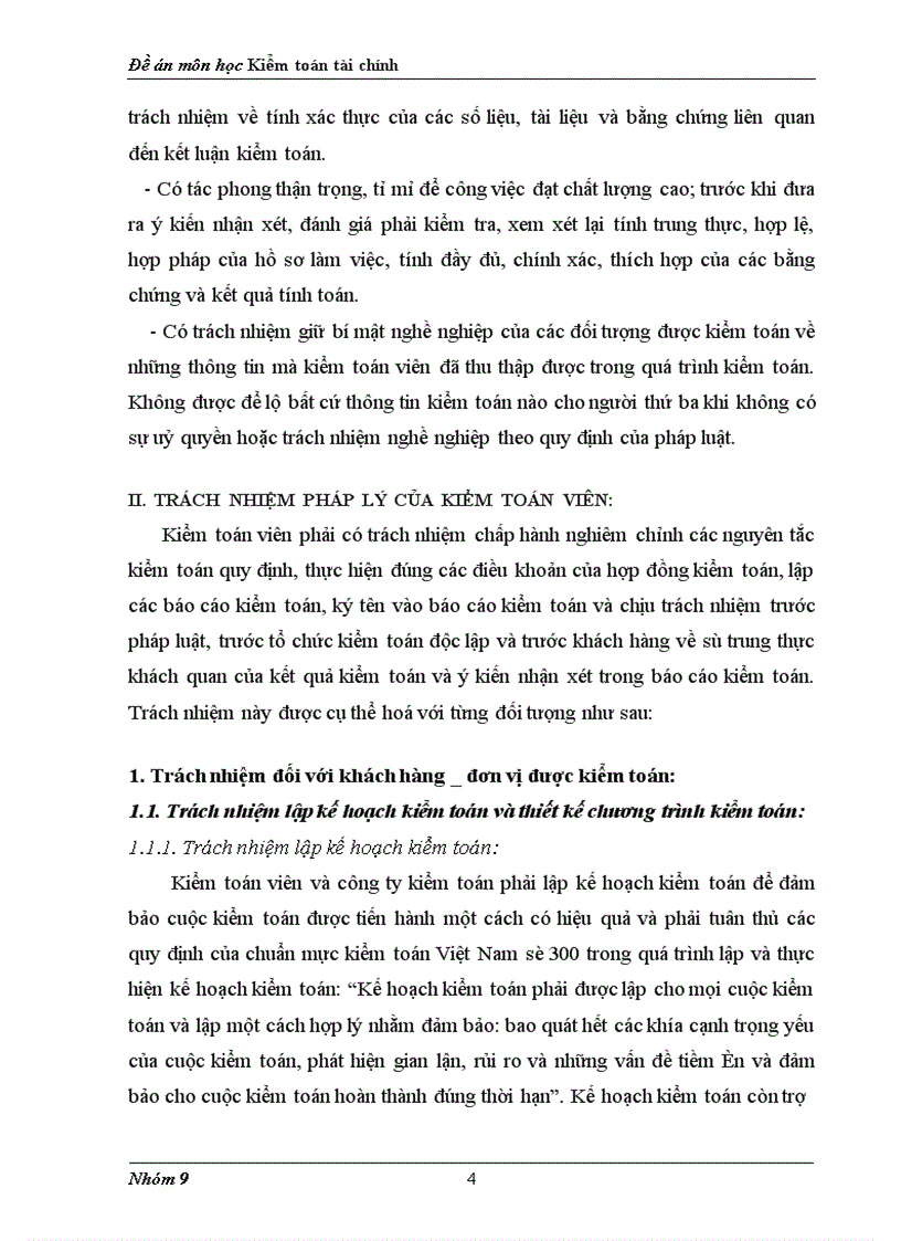 image for page Trách nhiệm pháp lý của kiểm toán viên trong kiểm toán tài chính