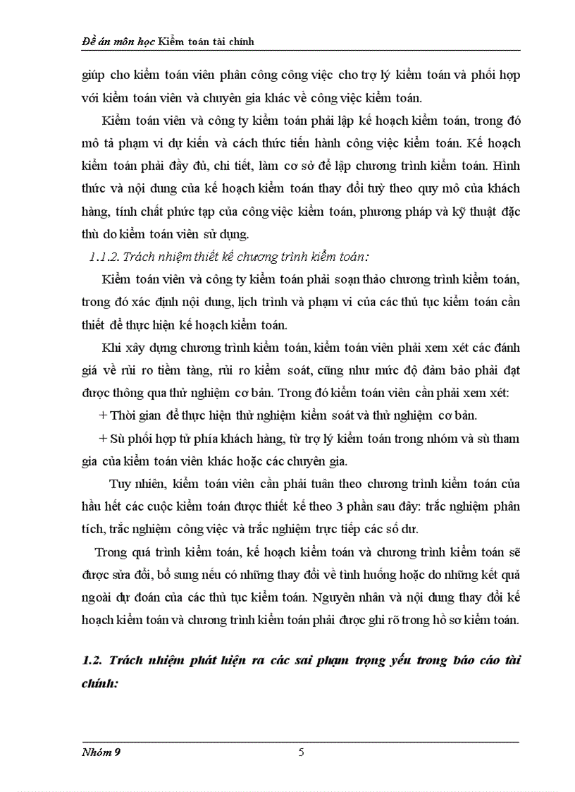 image for page Trách nhiệm pháp lý của kiểm toán viên trong kiểm toán tài chính