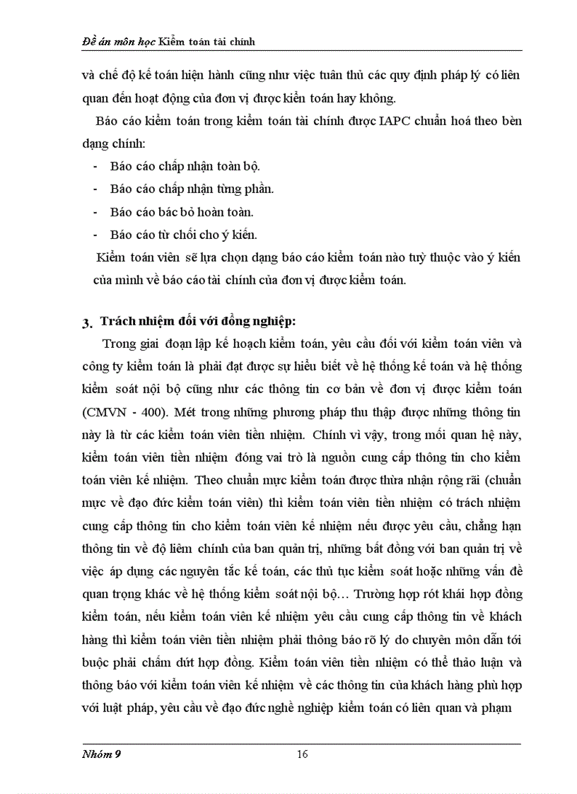 image for page Trách nhiệm pháp lý của kiểm toán viên trong kiểm toán tài chính