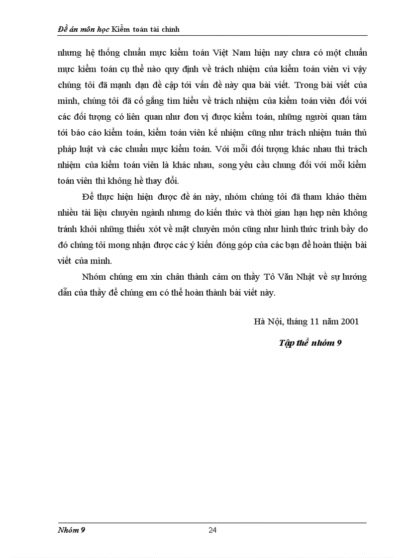 image for page Trách nhiệm pháp lý của kiểm toán viên trong kiểm toán tài chính