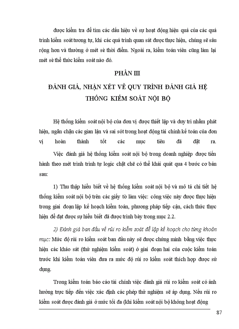image for page Nghiên cứu hệ thống kiểm soát nội bộ và đánh giá rủi ro kiểm soát trong kiểm toán báo cáo tài chính