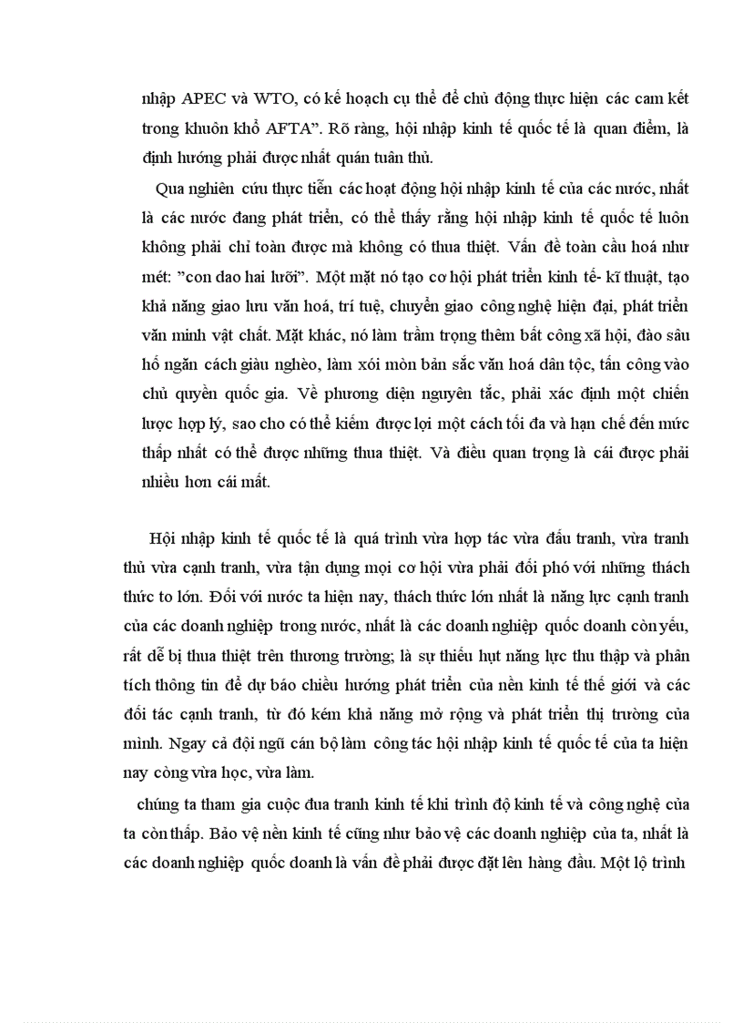 image for page Vận dụng nguyên lý triết học để phân tích, làm rõ thực trạng của nền kinh tế Việt Nam trước xu thế toàn cầu hoá