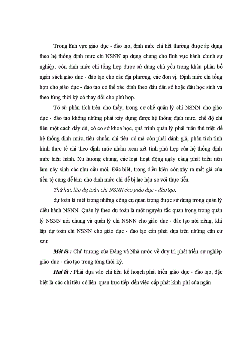 image for page Cơ chế quản lý chi ngân sách cho sự nghiệp giáo dục đào tạo