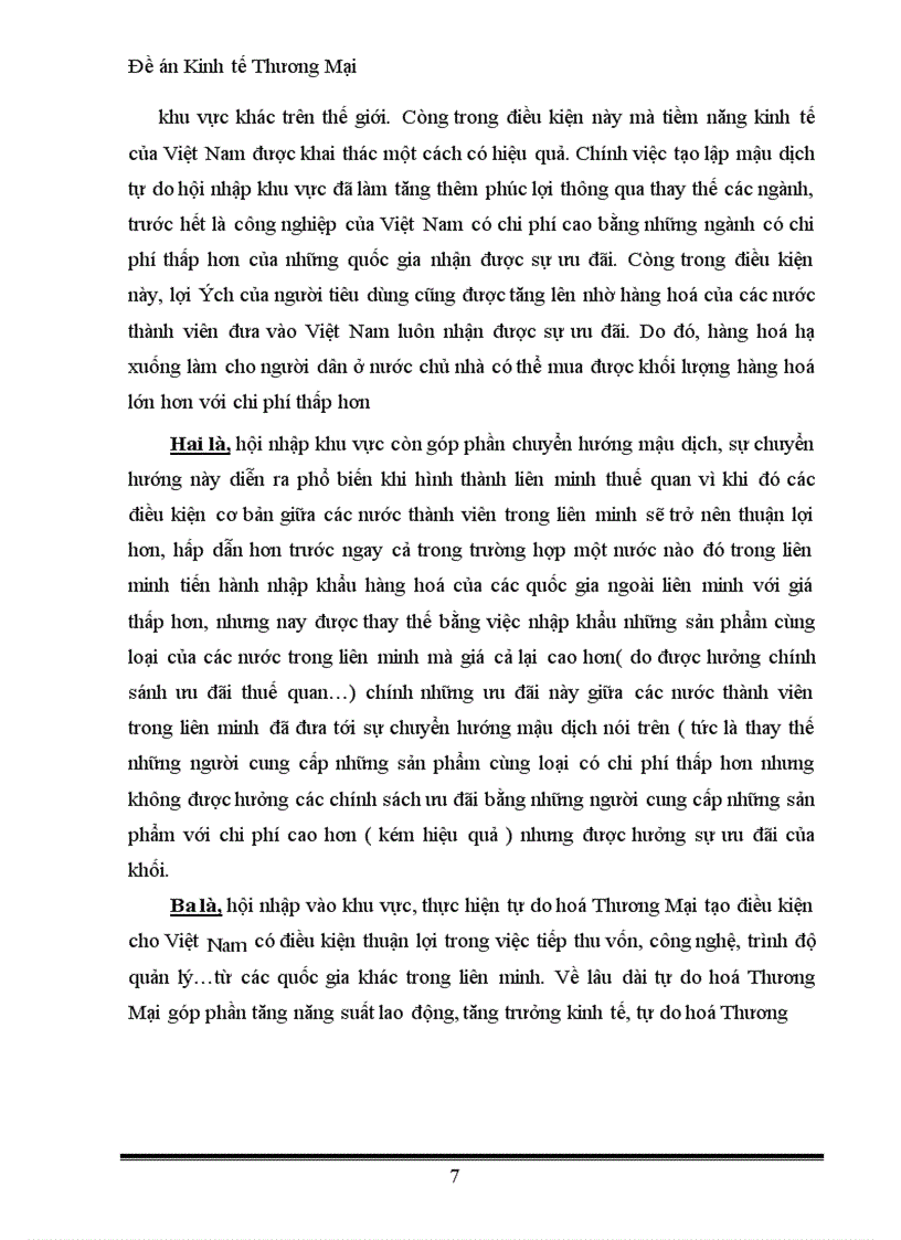 image for page Đề án Kinh tế Thương Mại