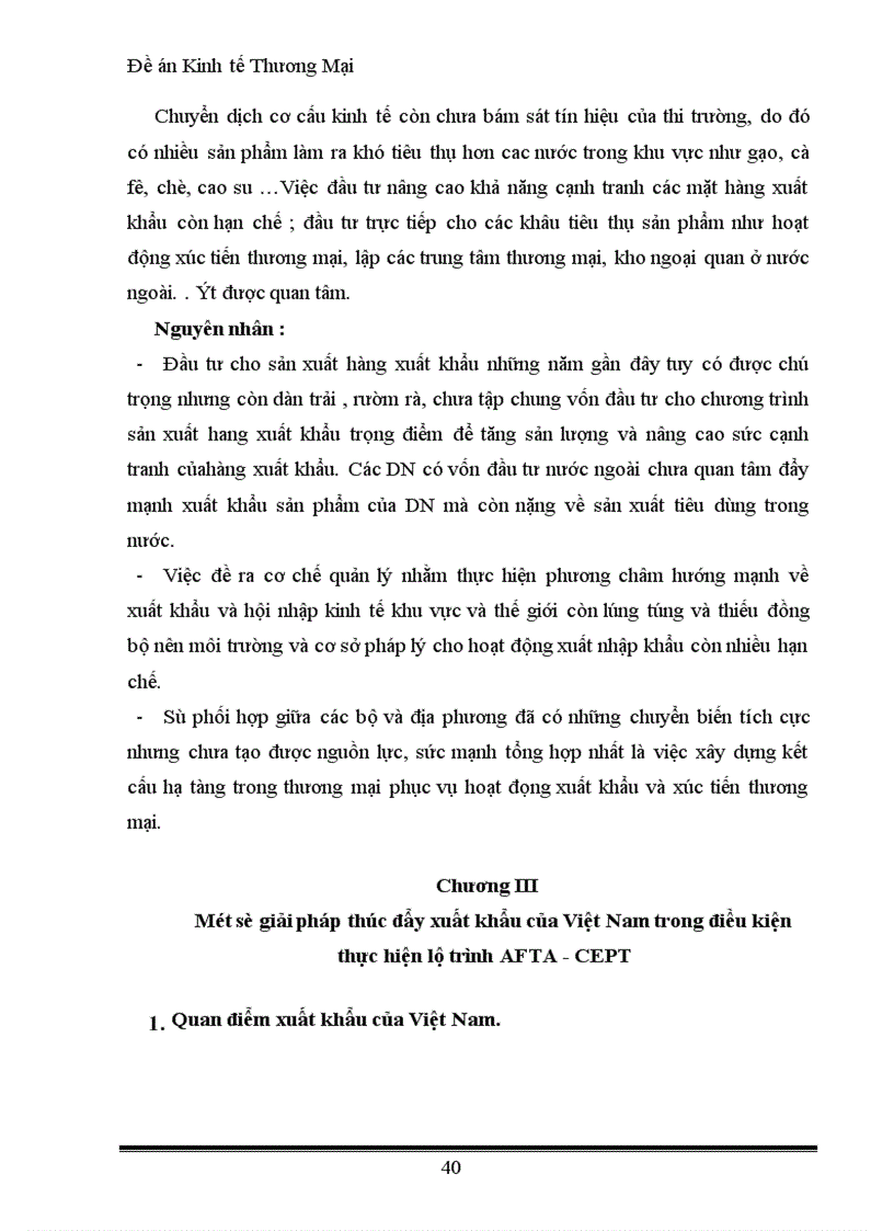 image for page Đề án Kinh tế Thương Mại