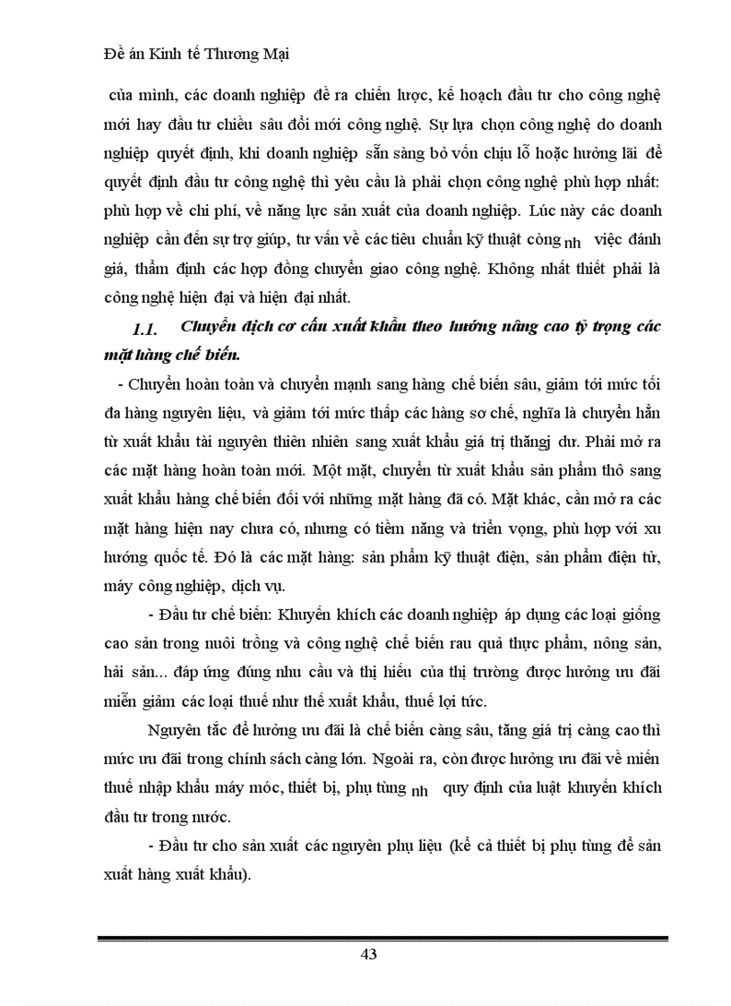 image for page Đề án Kinh tế Thương Mại