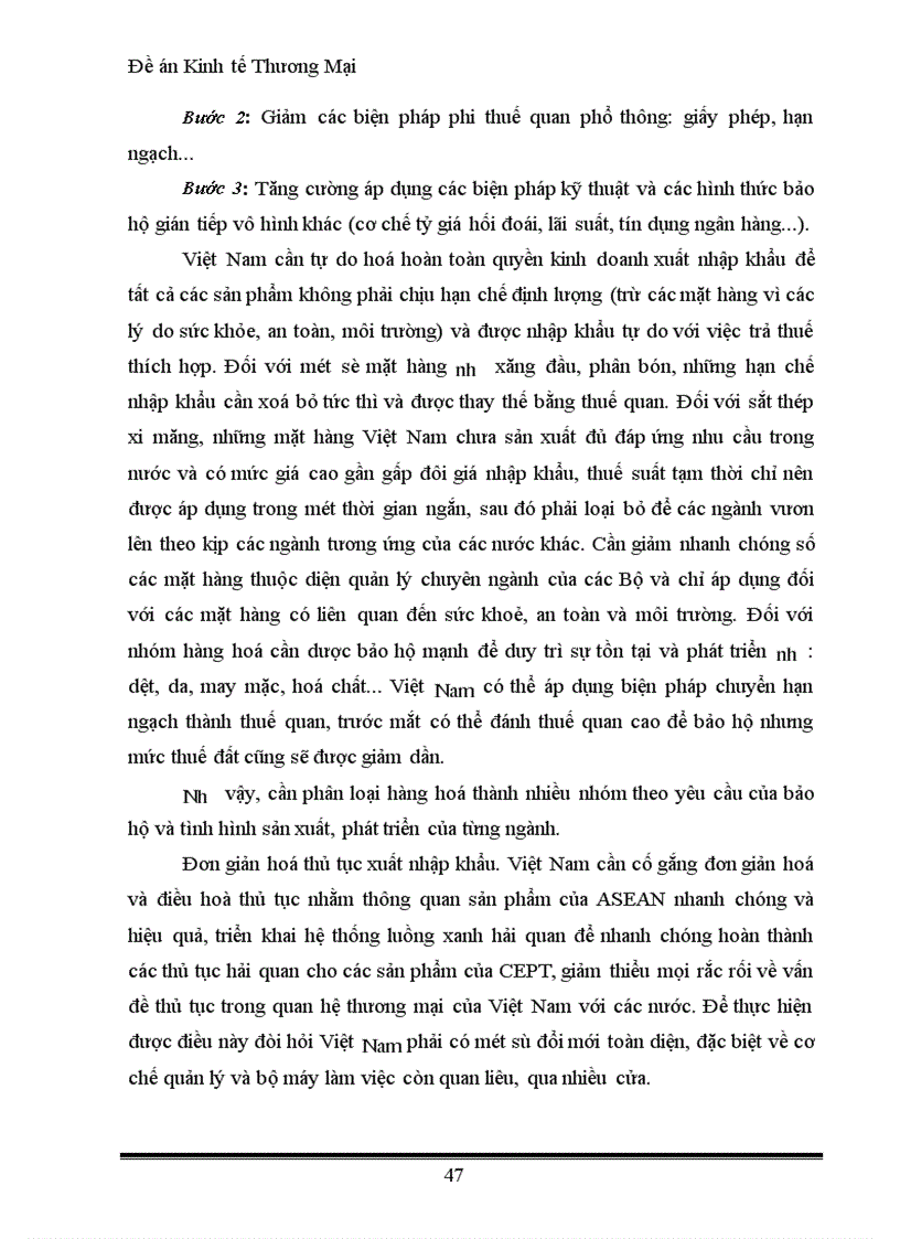 image for page Đề án Kinh tế Thương Mại