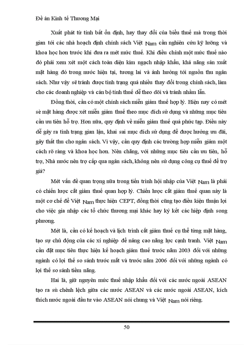 image for page Đề án Kinh tế Thương Mại