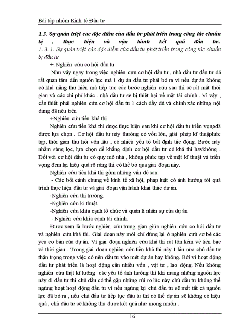 image for page Thực trạng đầu tư phát triển ở Việt Nam và sự quán triệt các đặc điểm của đầu tư phát triển vào quản lý hoạt động đầu tư