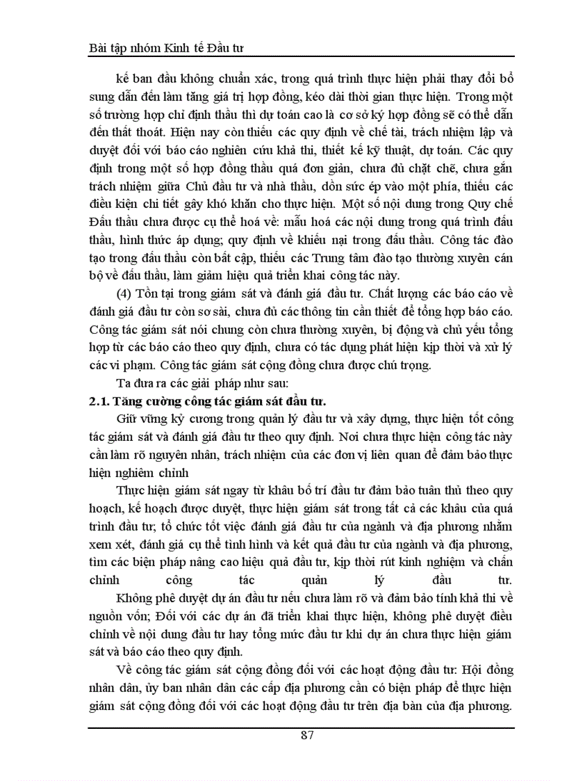 image for page Thực trạng đầu tư phát triển ở Việt Nam và sự quán triệt các đặc điểm của đầu tư phát triển vào quản lý hoạt động đầu tư