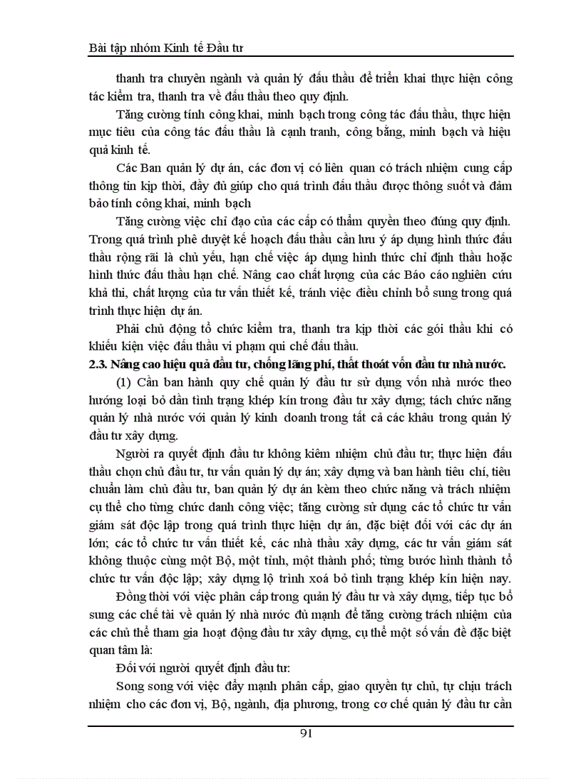 image for page Thực trạng đầu tư phát triển ở Việt Nam và sự quán triệt các đặc điểm của đầu tư phát triển vào quản lý hoạt động đầu tư