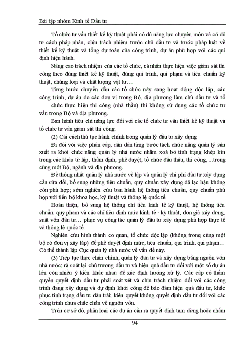 image for page Thực trạng đầu tư phát triển ở Việt Nam và sự quán triệt các đặc điểm của đầu tư phát triển vào quản lý hoạt động đầu tư