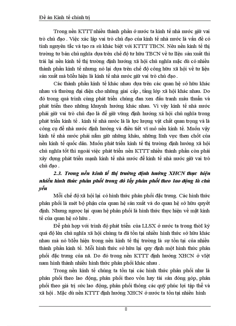 image for page Sự cần thiết phải hình thành và phát triển KTTT định hướng XHCN ở nước ta