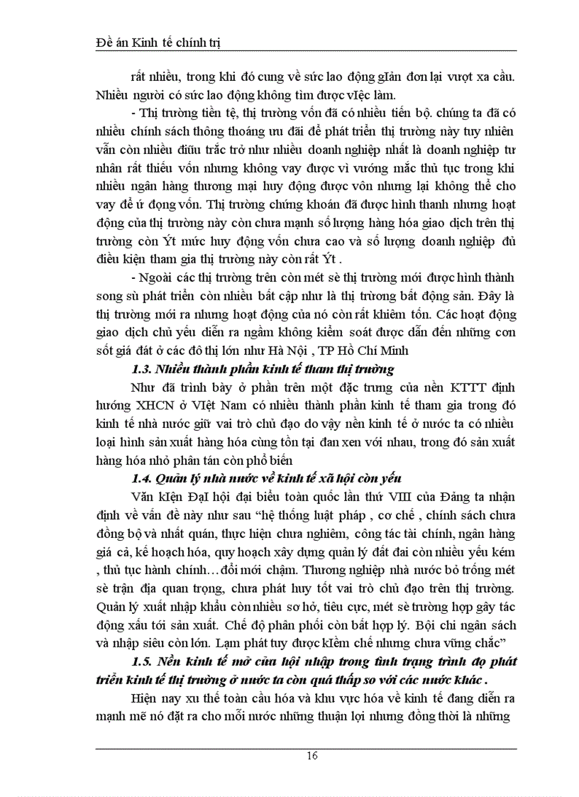image for page Sự cần thiết phải hình thành và phát triển KTTT định hướng XHCN ở nước ta