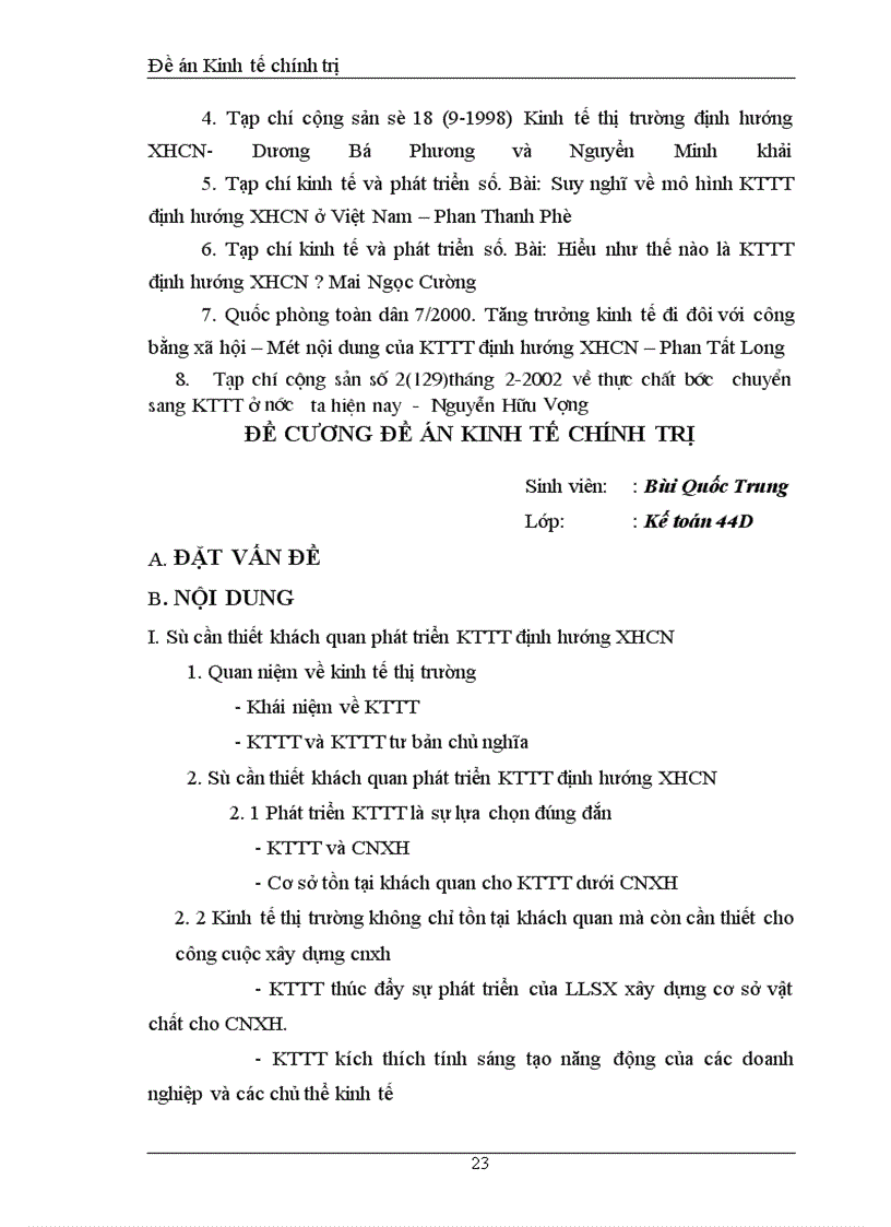 image for page Sự cần thiết phải hình thành và phát triển KTTT định hướng XHCN ở nước ta
