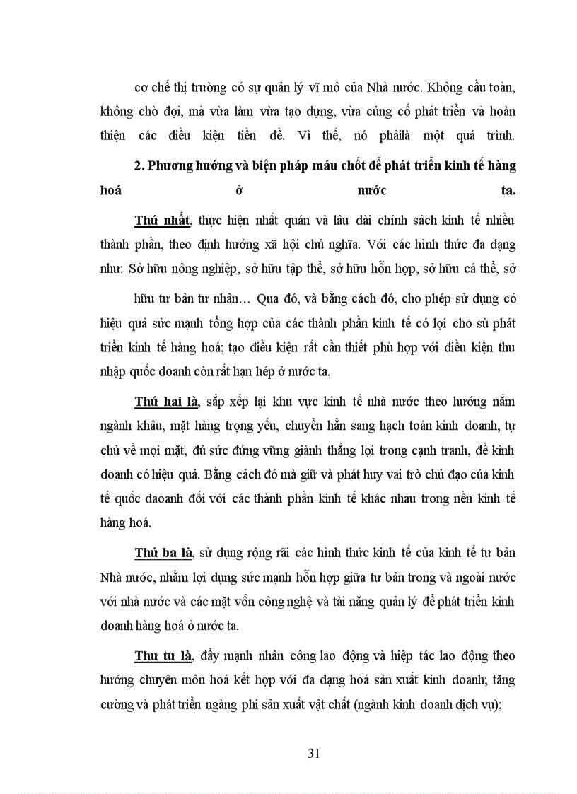image for page Nền kinh tế hàng hoá nước ta trong quá trình hội nhập kinh tế quốc tế
