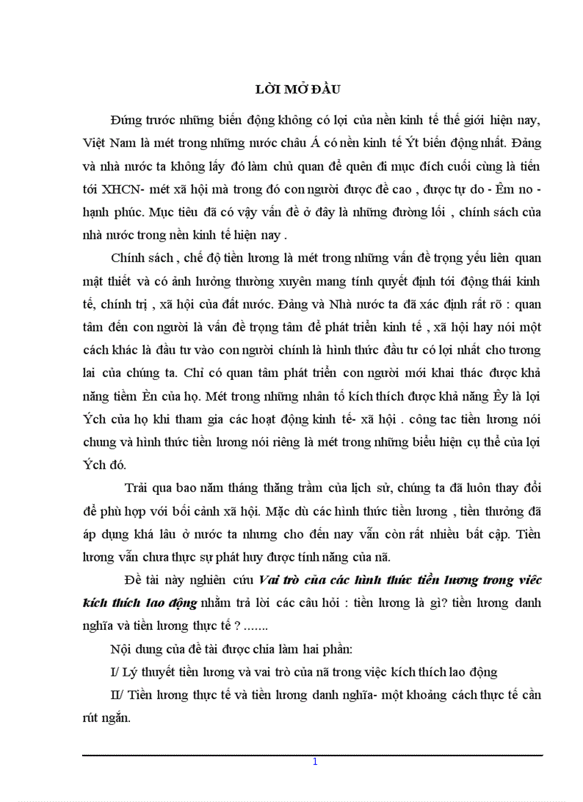 image for page Các hình thức tiền lương và vai trò của nó trong việc kích thích lao động