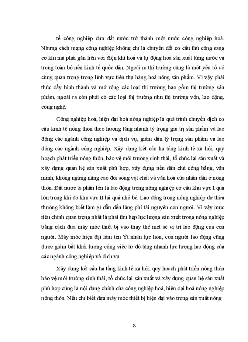 image for page Công nghiệp hoá, hiện đại hoá nông nghiệp và nông thôn ở nước ta trong giai đoạn hiện nay - thực trạng và các giải pháp