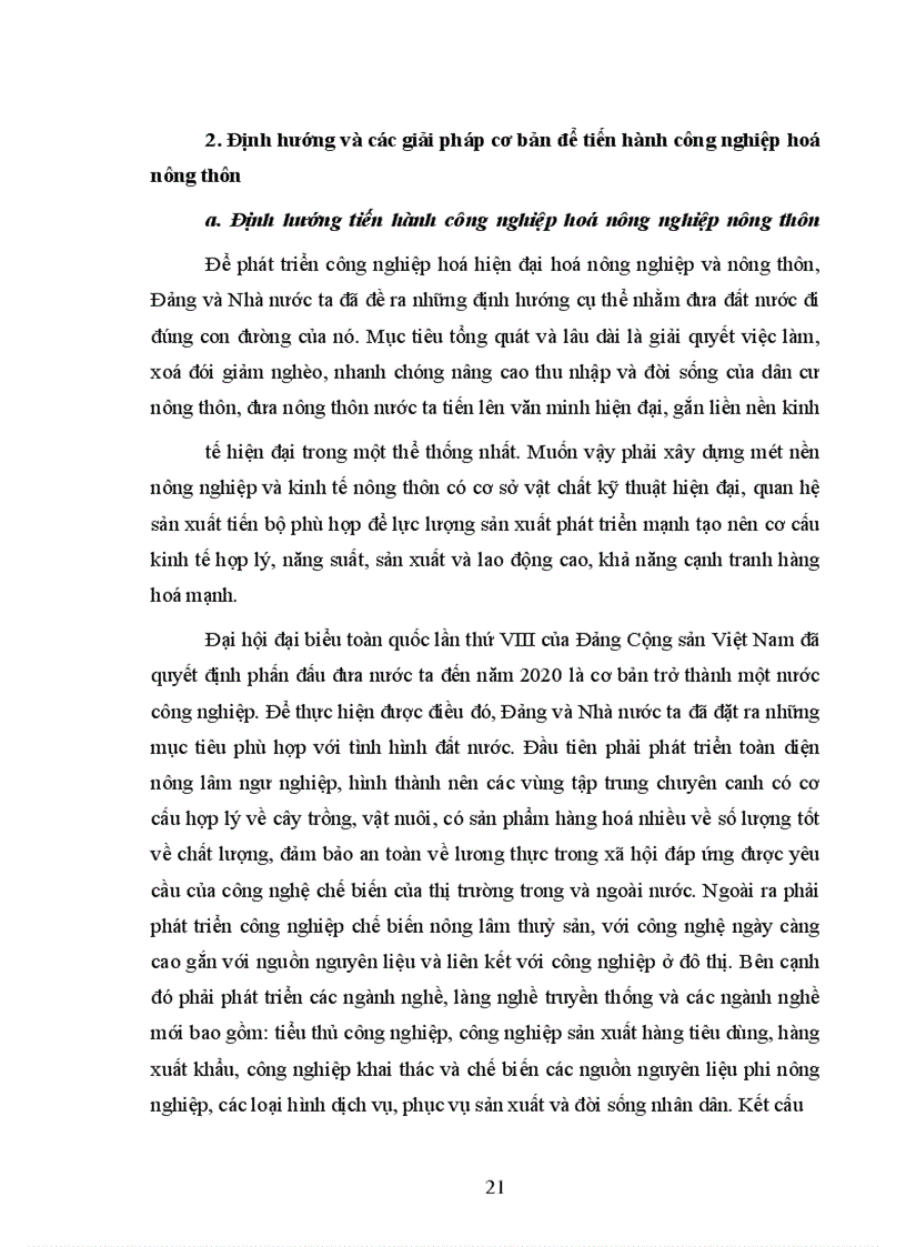 image for page Công nghiệp hoá, hiện đại hoá nông nghiệp và nông thôn ở nước ta trong giai đoạn hiện nay - thực trạng và các giải pháp