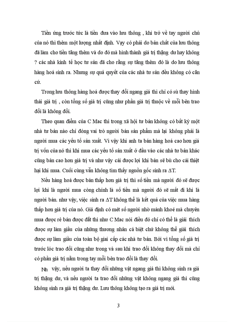 image for page Bản chất và các hình thức biểu hiện của giá trị thặng dư