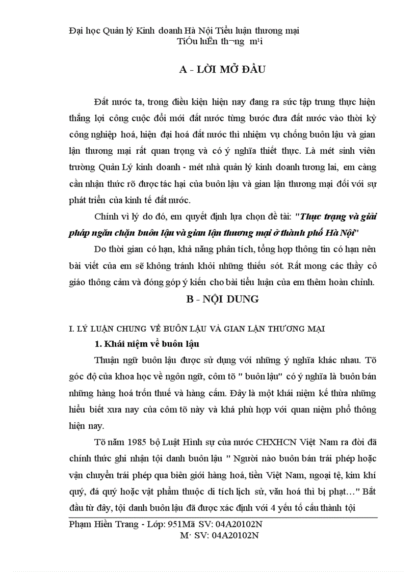image for page Thực trạng và giải pháp ngăn chặn buôn lậu và gian lận thương mại ở thành phố Hà Nội
