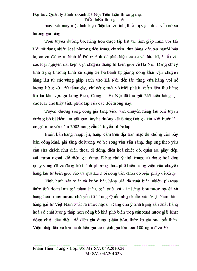 image for page Thực trạng và giải pháp ngăn chặn buôn lậu và gian lận thương mại ở thành phố Hà Nội