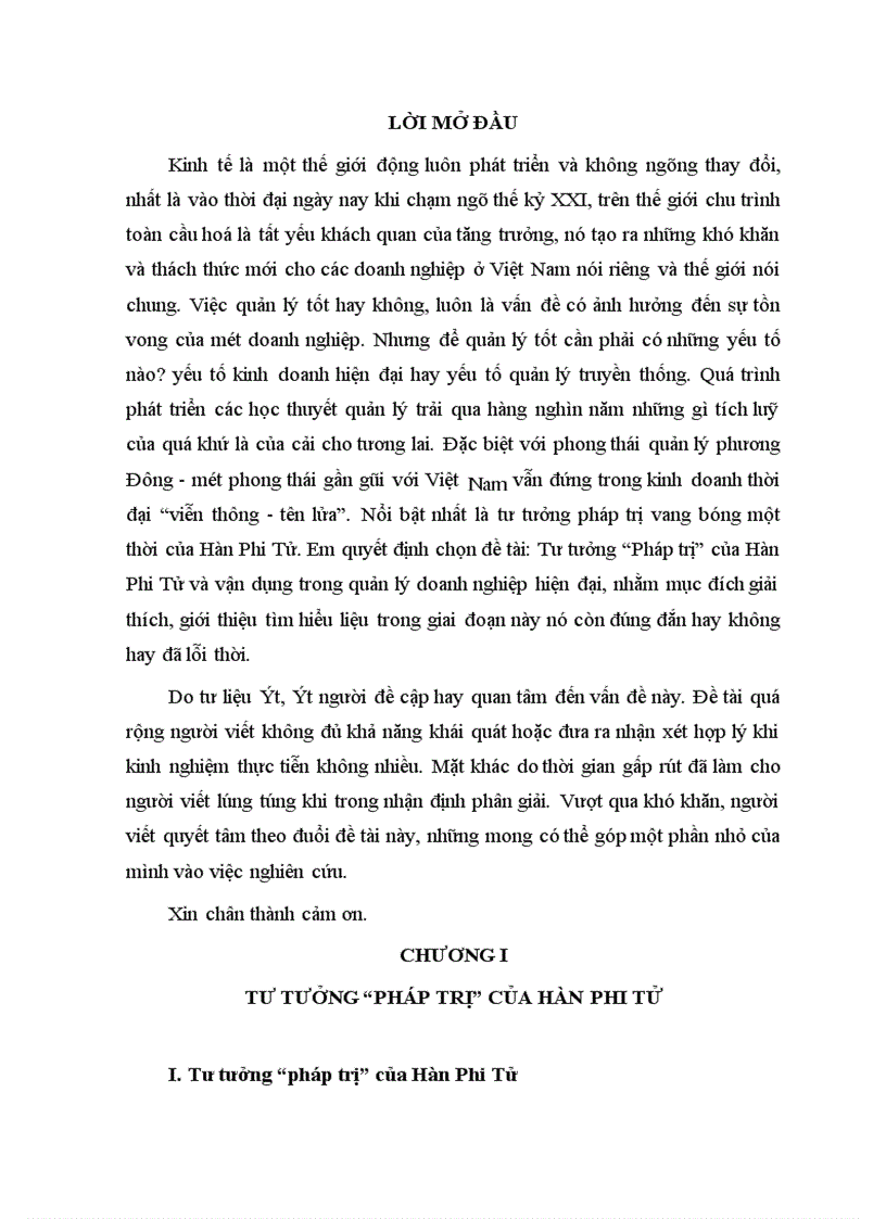 image for page Tư tưởng “Pháp trị” của Hàn Phi Tử