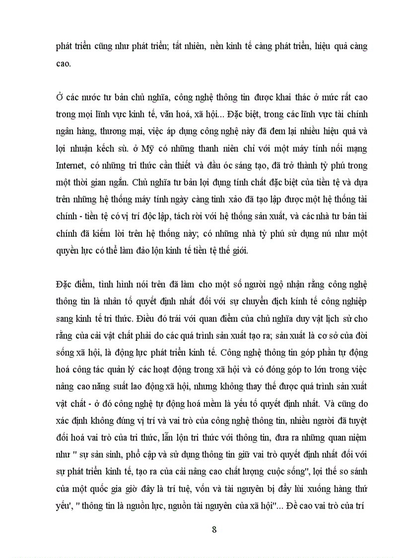 image for page Luận chứng vai trò của tri thức khoa học-công nghệ đối với sự phát triển - sự phát triển sản xuất