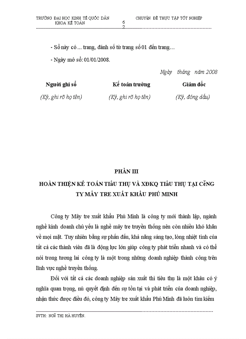 image for page Kế toán tiêu thụ và xác định kết quả tiêu thụ tại Công ty Mây tre xuất khẩu Phú Minh. Chuyên đề thực của em tại công ty Mây tre xuất khẩu Phú Minh