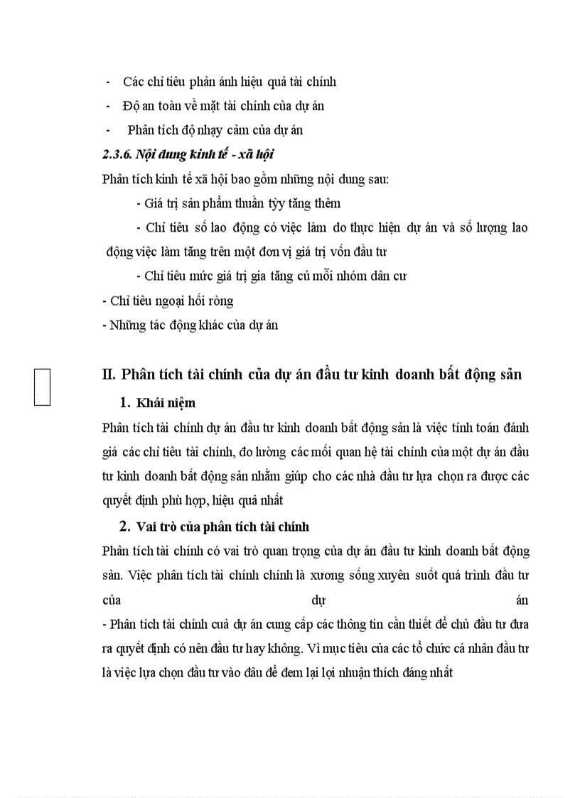 image for page Hoàn thiện khung lý thuyết về phân tích tài chính của dự án đầu tư kinh doanh bất động sản và ứng dụng vào dự án Galaxy của công ty cổ phần thương mại và đầu tư toàn cầu GTC