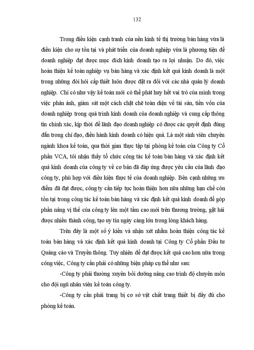 image for page Hoàn thiện công tác kế toán bán hàng và xác định kết quả kinh doanh tại công ty cổ phần đầu tư quảng cáo và truyền thông