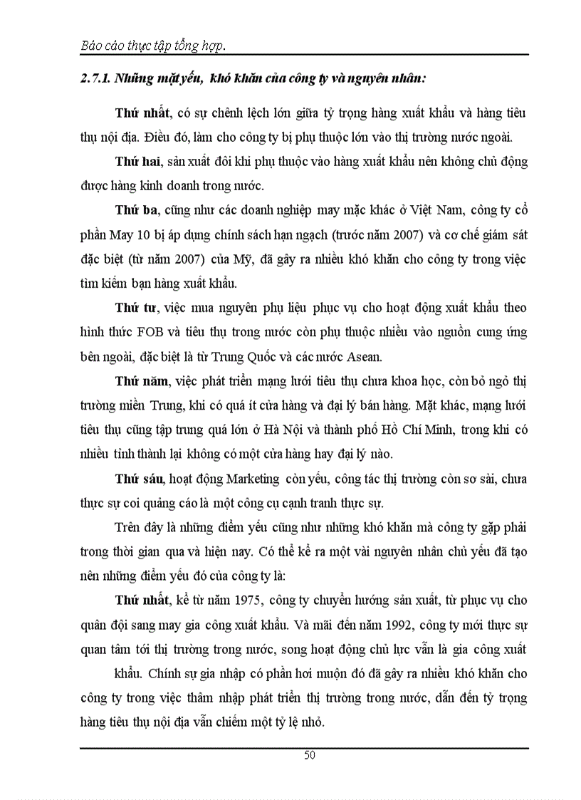 image for page Cơ cấu tổ chức, những đặc điểm kinh tế - kỹ thuật và các mặt hoạt động sản xuất kinh doanh chủ yếu của công ty cổ phần May 10.