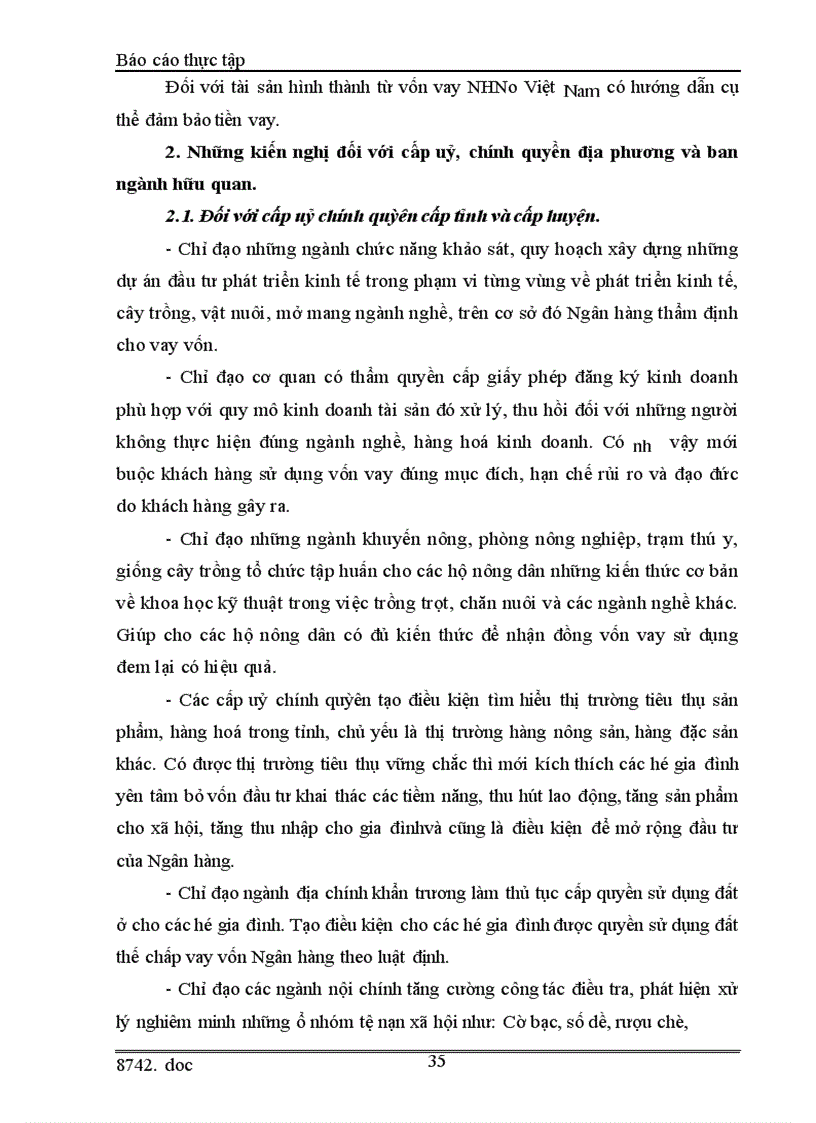 image for page Giải pháp nâng cao hiệu quả cho vay đối với hộ sản xuất ở Ngân hàng nông nghiệp huyện Đông Sơn - tỉnh Thanh Hóa