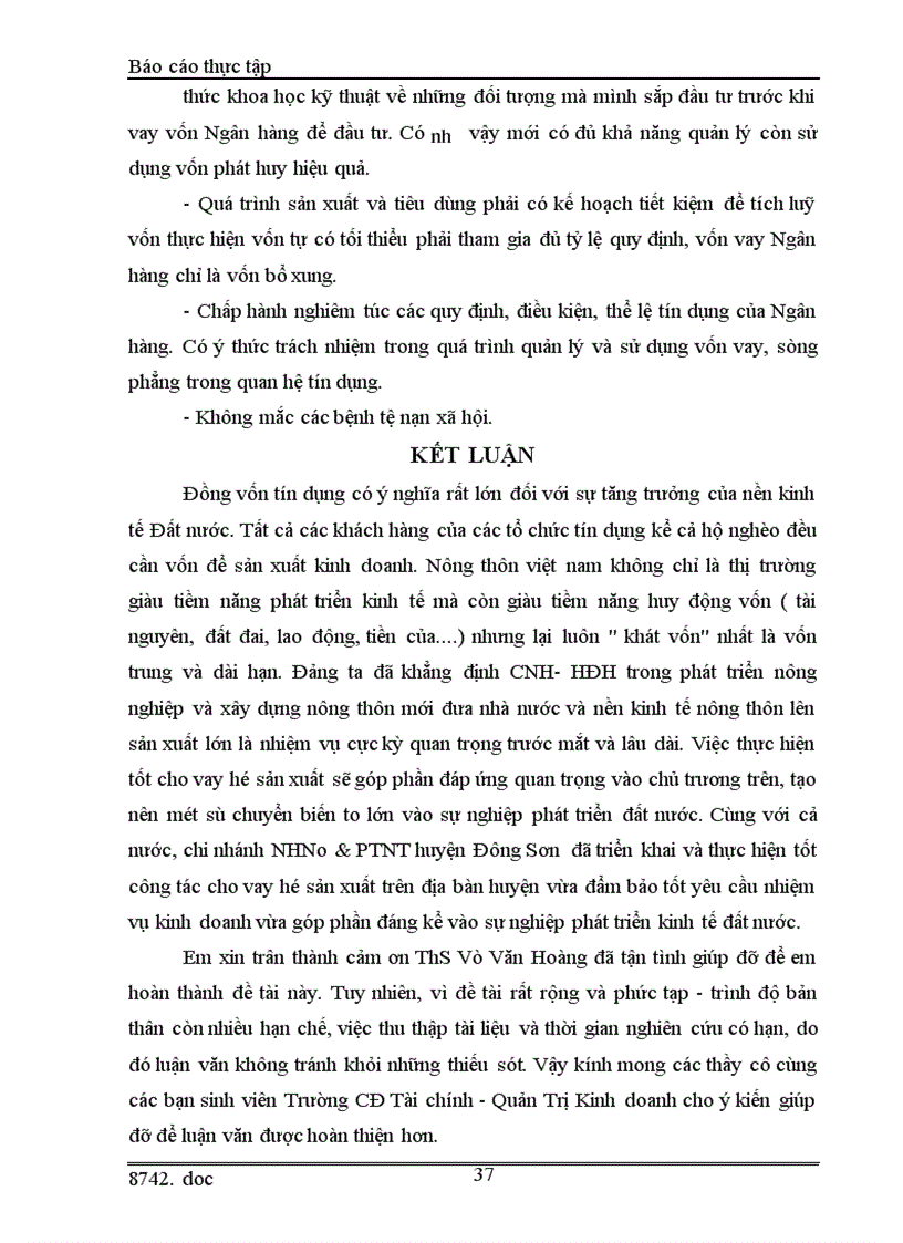image for page Giải pháp nâng cao hiệu quả cho vay đối với hộ sản xuất ở Ngân hàng nông nghiệp huyện Đông Sơn - tỉnh Thanh Hóa