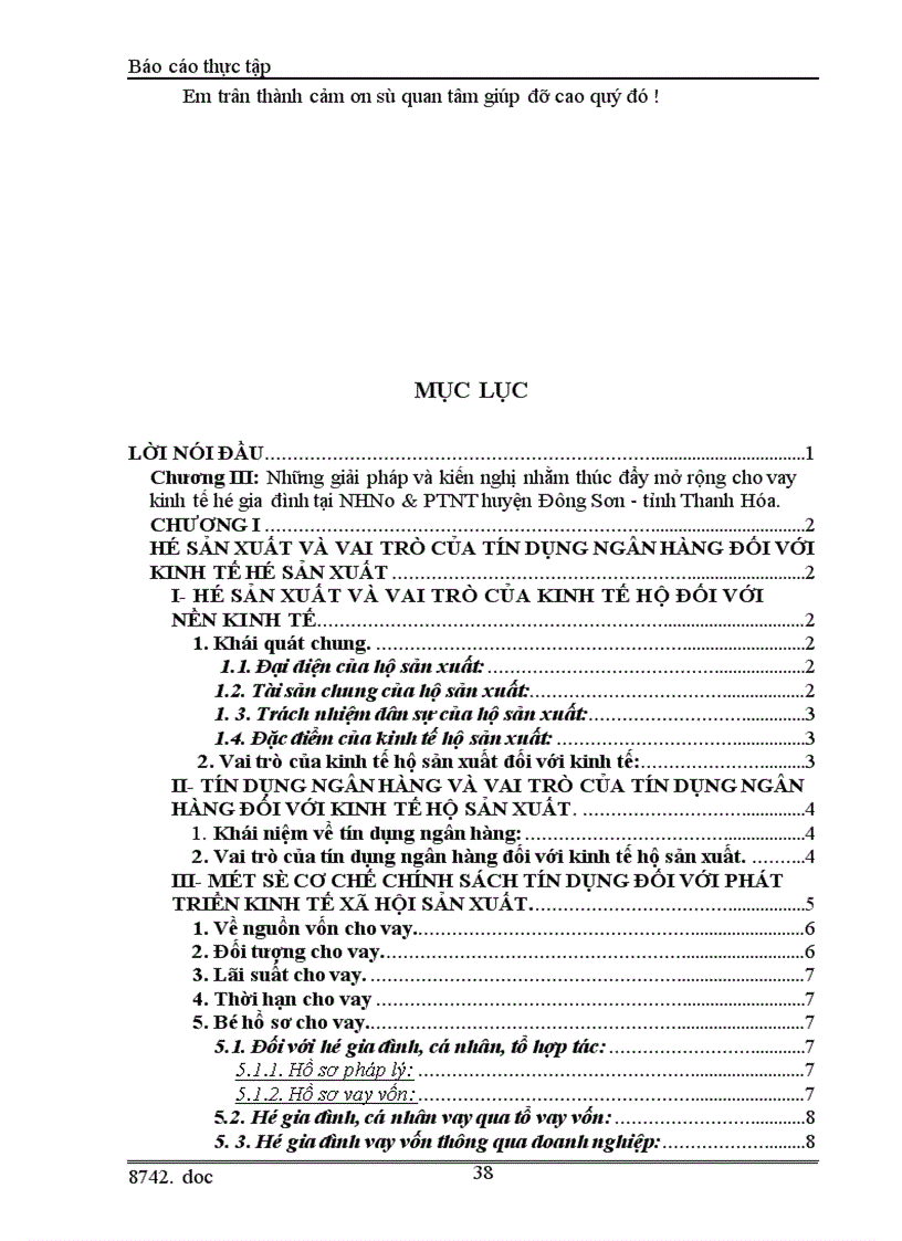 image for page Giải pháp nâng cao hiệu quả cho vay đối với hộ sản xuất ở Ngân hàng nông nghiệp huyện Đông Sơn - tỉnh Thanh Hóa