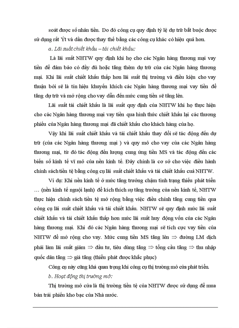 image for page Chính sách tiền tệ -ảnh hưởng đến lãi suất huy động vốn của ngân hàng thương mại ở Việt Nam hiện nay