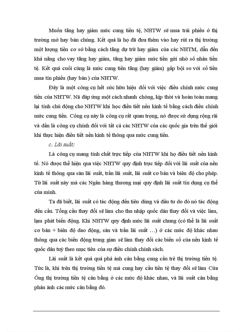 image for page Chính sách tiền tệ -ảnh hưởng đến lãi suất huy động vốn của ngân hàng thương mại ở Việt Nam hiện nay