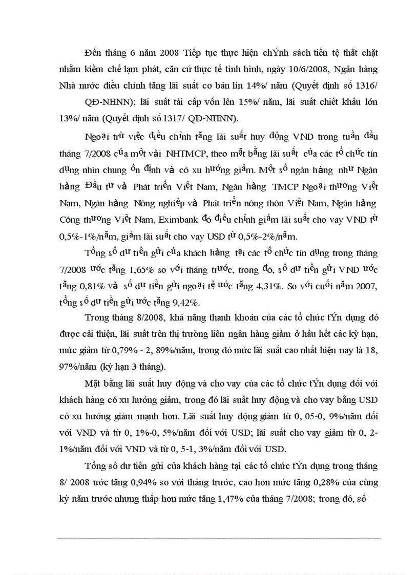image for page Chính sách tiền tệ -ảnh hưởng đến lãi suất huy động vốn của ngân hàng thương mại ở Việt Nam hiện nay