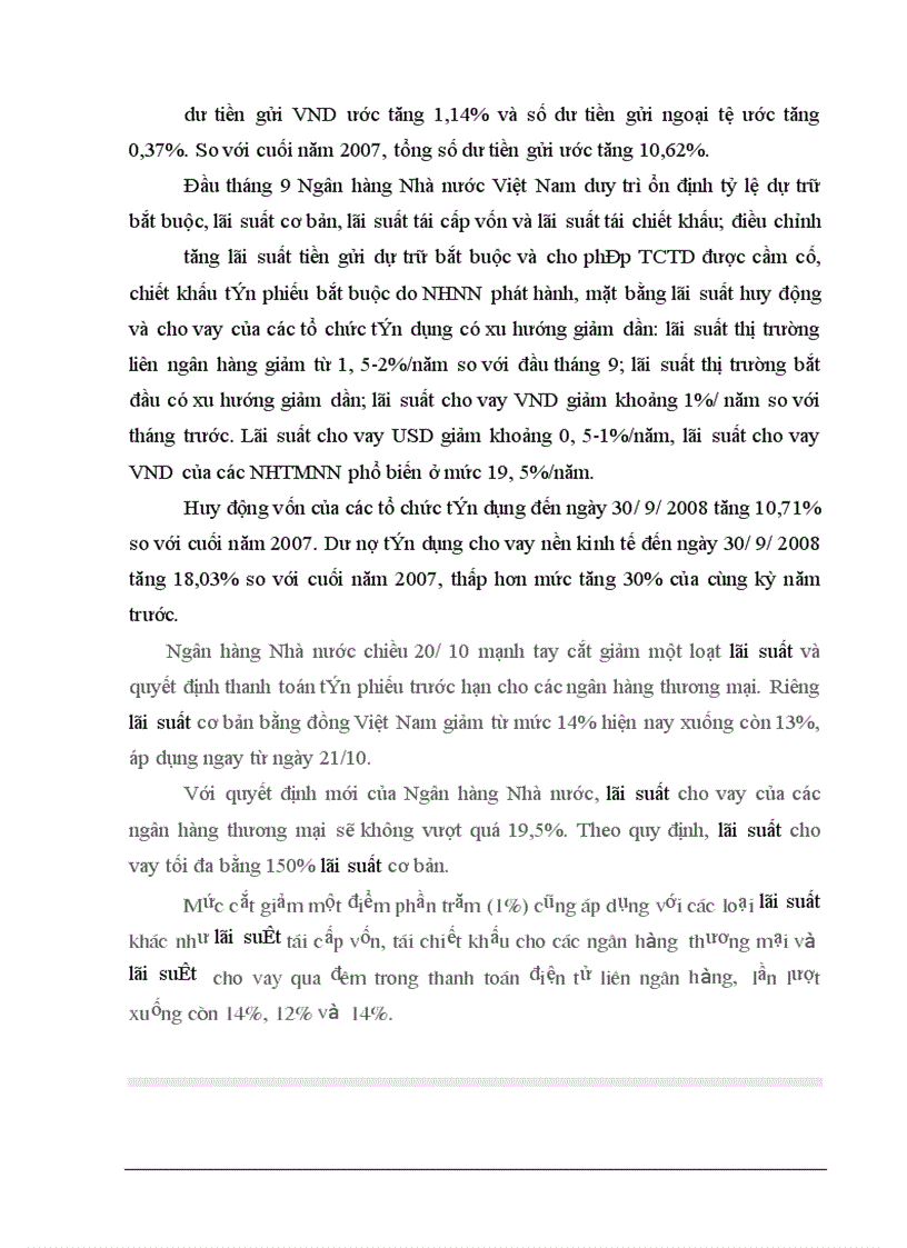 image for page Chính sách tiền tệ -ảnh hưởng đến lãi suất huy động vốn của ngân hàng thương mại ở Việt Nam hiện nay
