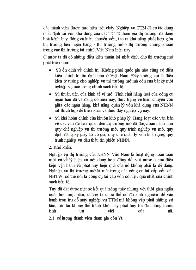 image for page Lý thuyết chung về thị trường mở