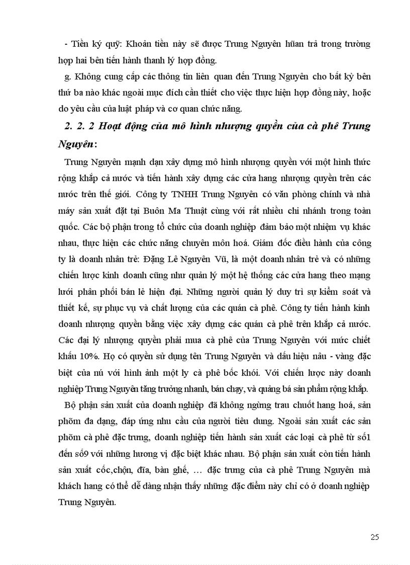 image for page Nghiên cứu mô hình nhượng quyền thương mại cà phê Trung Nguyên và rút ra bài học cho các doanh nghiệp nhượng quyền Việt Nam