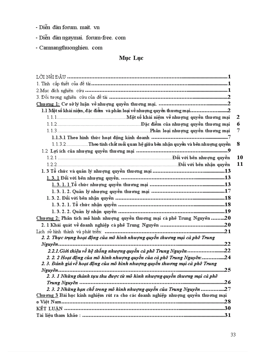 image for page Nghiên cứu mô hình nhượng quyền thương mại cà phê Trung Nguyên và rút ra bài học cho các doanh nghiệp nhượng quyền Việt Nam