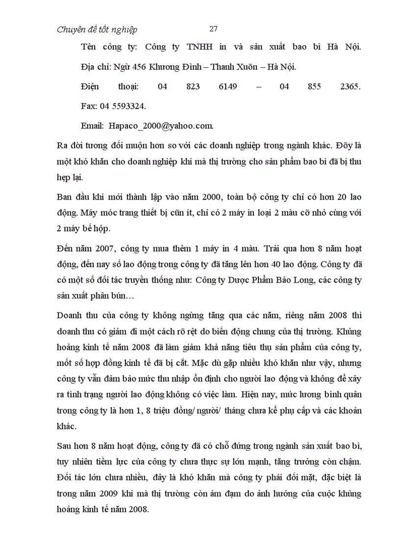 image for page Một số giải pháp hoàn thiện công tác đảm bảo vật tư cho sản xuất ở công ty bao bì Hà Nội.