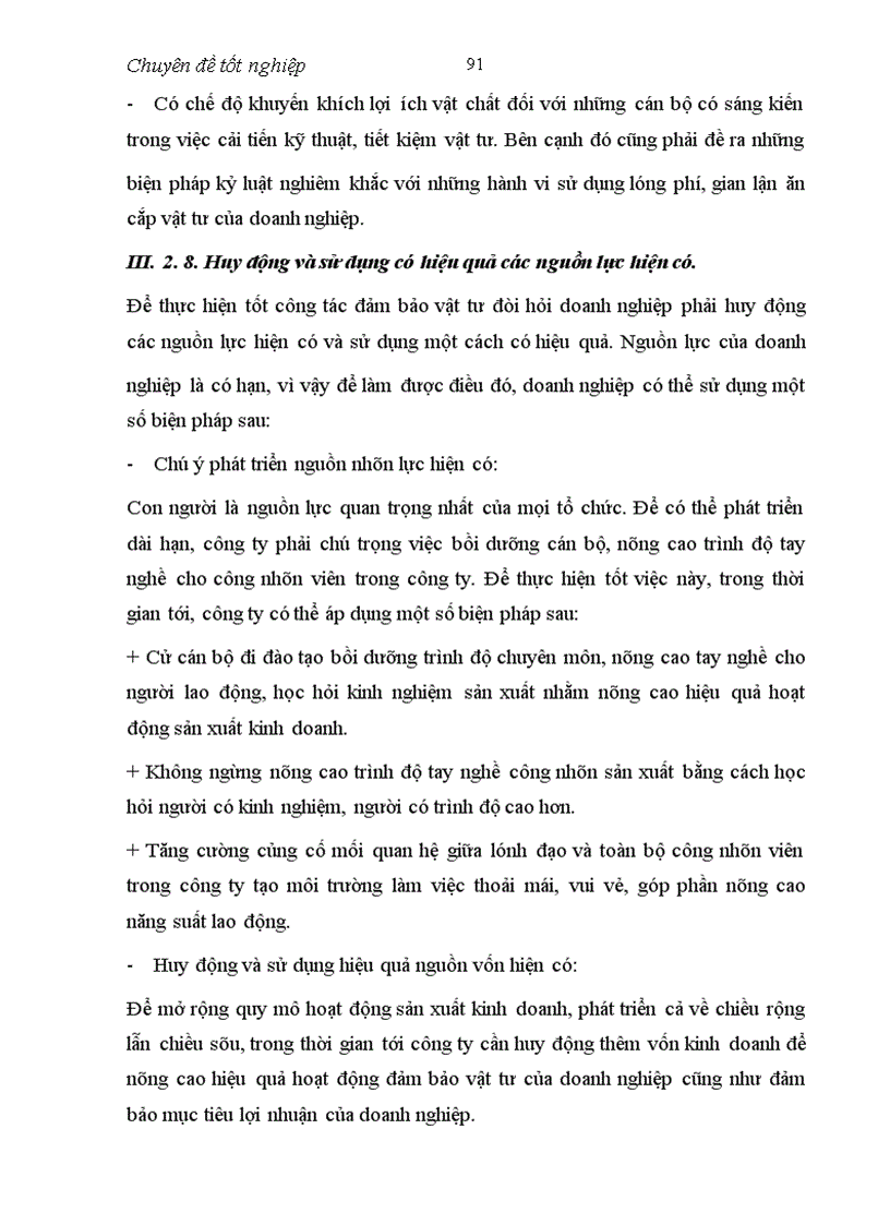 image for page Một số giải pháp hoàn thiện công tác đảm bảo vật tư cho sản xuất ở công ty bao bì Hà Nội.
