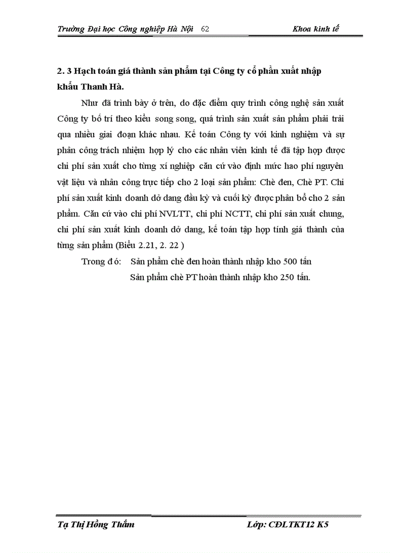 image for page Hoàn thiện kế toán “ tập hợp chi phí sản xuất và tính giá thành sản phẩm