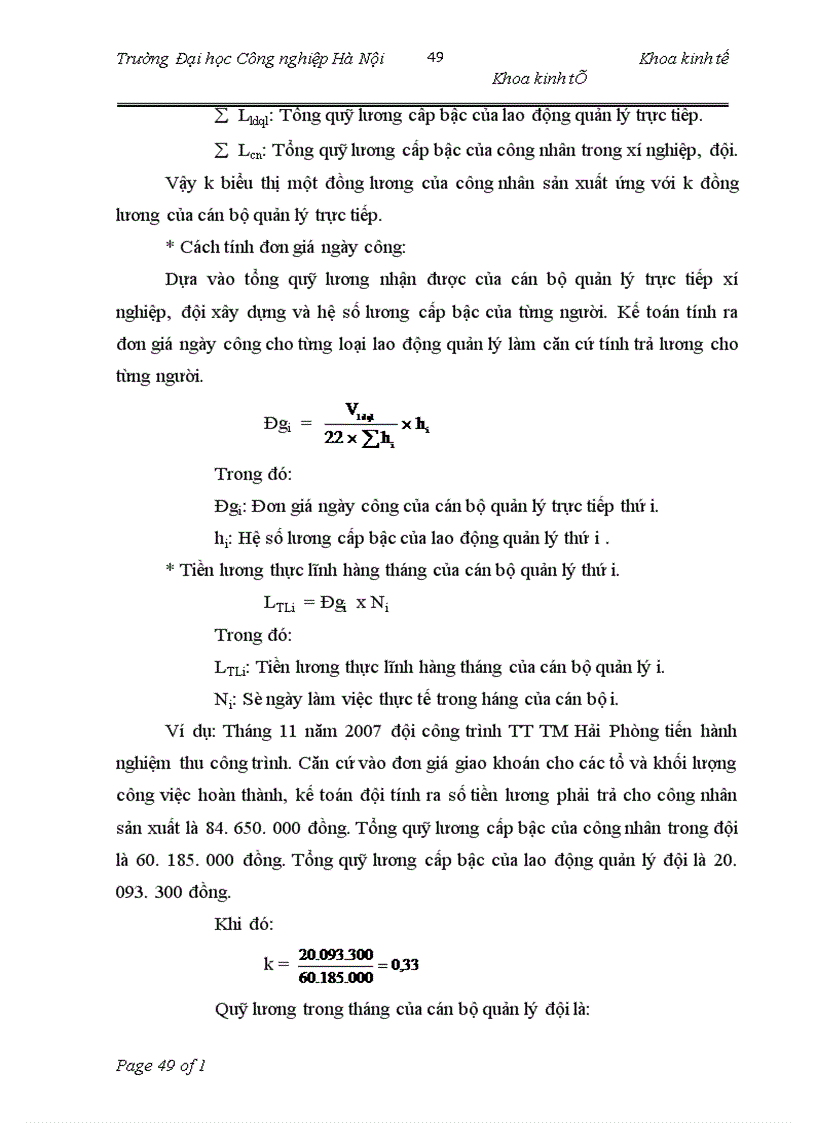 image for page Hoàn thiện các hình thức trả lương, trả thưởng tại Công ty cổ phần xây dựng Số 1