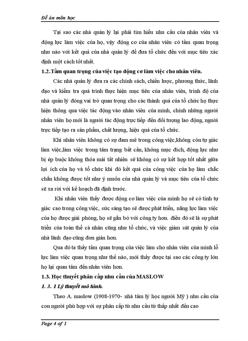 image for page Tạo động lực làm việc cho nhân viên dựa trên tháp nhu cầu của MASLOW